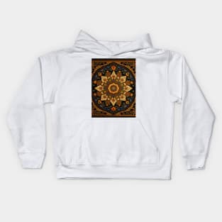 Persian carpet design 17 Kids Hoodie